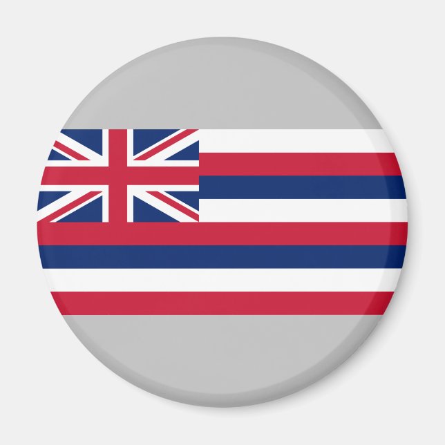 Imán Bandera de Hawaii (Estado de los Estados Unidos) (Frente)