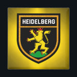 Imán Bandera de Heidelberg<br><div class="desc">Bandera de Heidelberg</div>