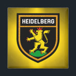 Imán Bandera de Heidelberg<br><div class="desc">Bandera de Heidelberg</div>