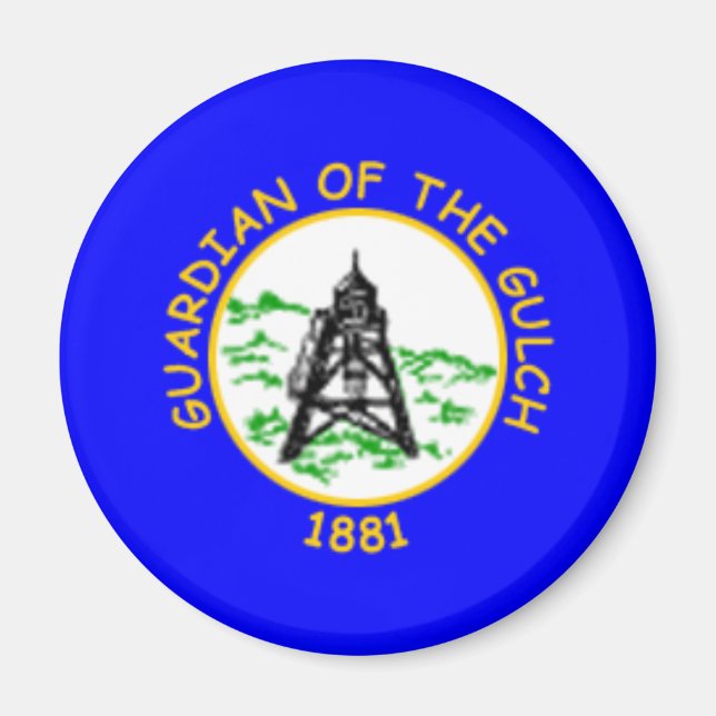 Imán Bandera de Helena, Montana (Frente)