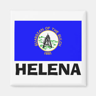 Imán Bandera de Helena, Montana
