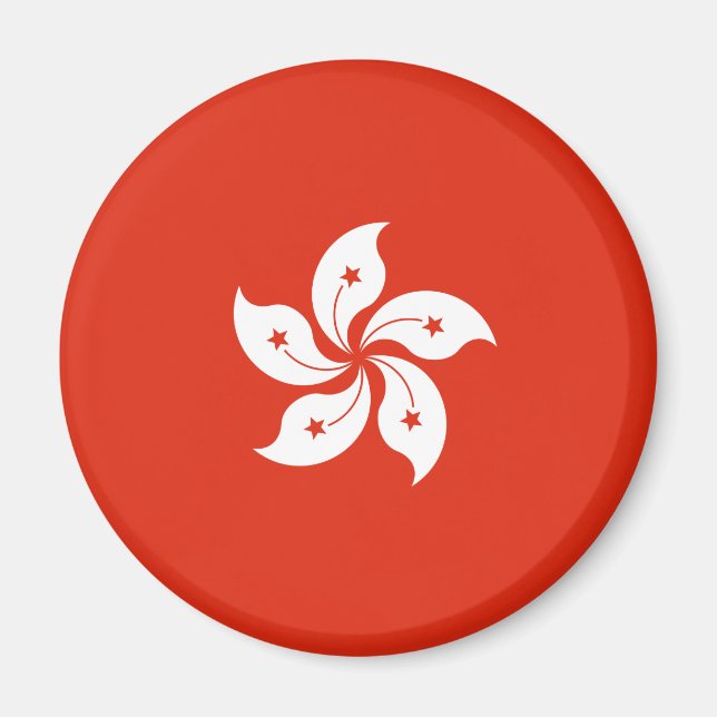 Imán Bandera de Hong Kong (Frente)