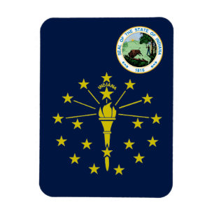 Imán Bandera de Indiana