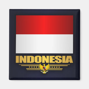 Imán Bandera de Indonesia