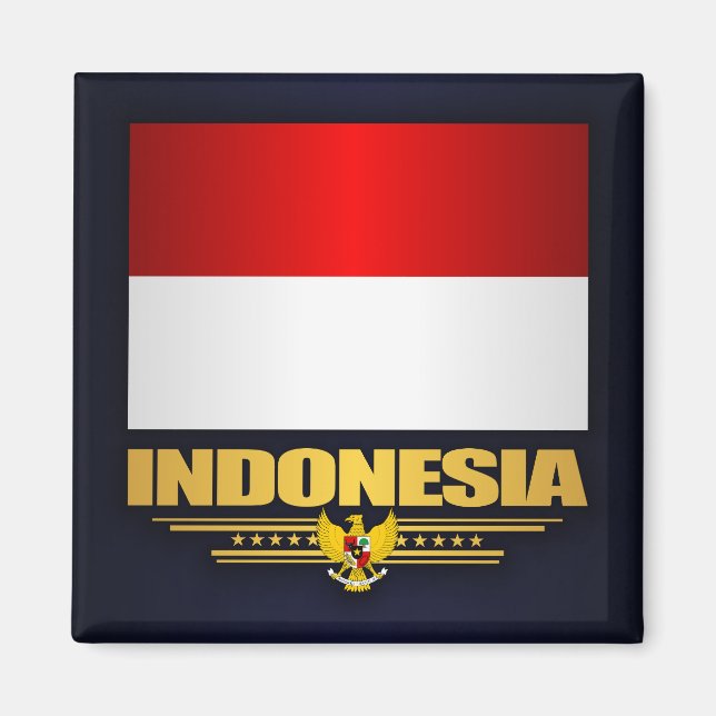 Imán Bandera de Indonesia (Frente)