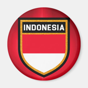 Imán Bandera de Indonesia