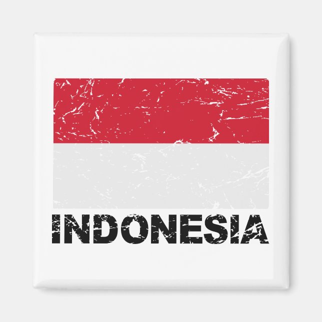 Imán Bandera de Indonesia (Frente)