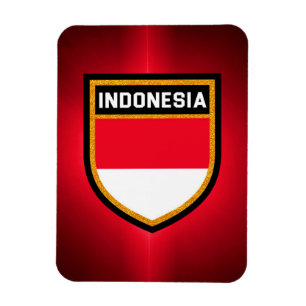 Imán Bandera de Indonesia