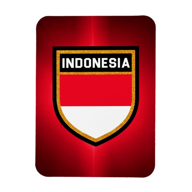 Imán Bandera de Indonesia (Vertical)