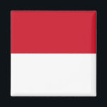 Imán Bandera de Indonesia (indonesia)<br><div class="desc">Productos de bandera mundial de personalizable - Por favor,  no dude en añadir su propio texto.</div>