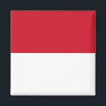 Imán Bandera de Indonesia (indonesia)<br><div class="desc">Productos de bandera mundial de personalizable - Por favor, no dude en añadir su propio texto.</div>
