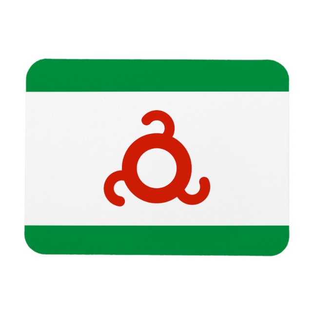 Imán Bandera de Ingusetia (Horizontal)
