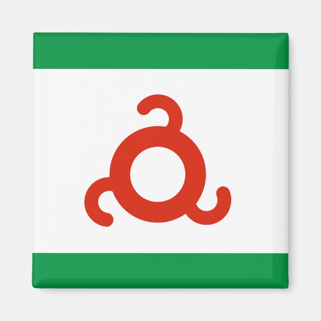 Imán Bandera de Ingushetia (Frente)