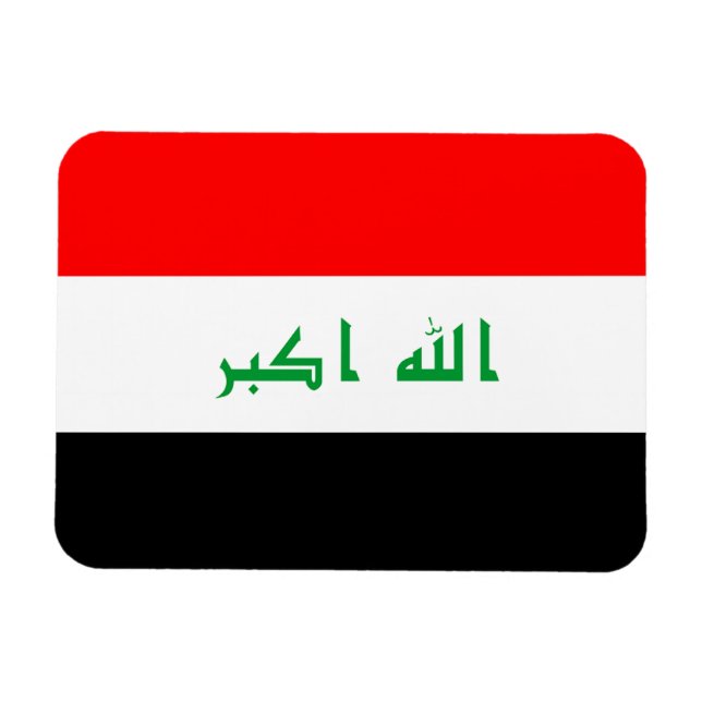 Imán Bandera de Iraq (Horizontal)