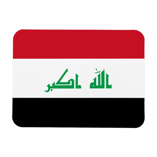 Imán Bandera de Iraq (Horizontal)