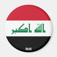 Bandera de Iraq encantando a patriotas