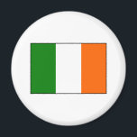 Imán Bandera de Irlanda<br><div class="desc">la imagen muestra la bandera irlandesa o la bandera irlandesa,  la tricolor verde,  blanca y naranja.</div>