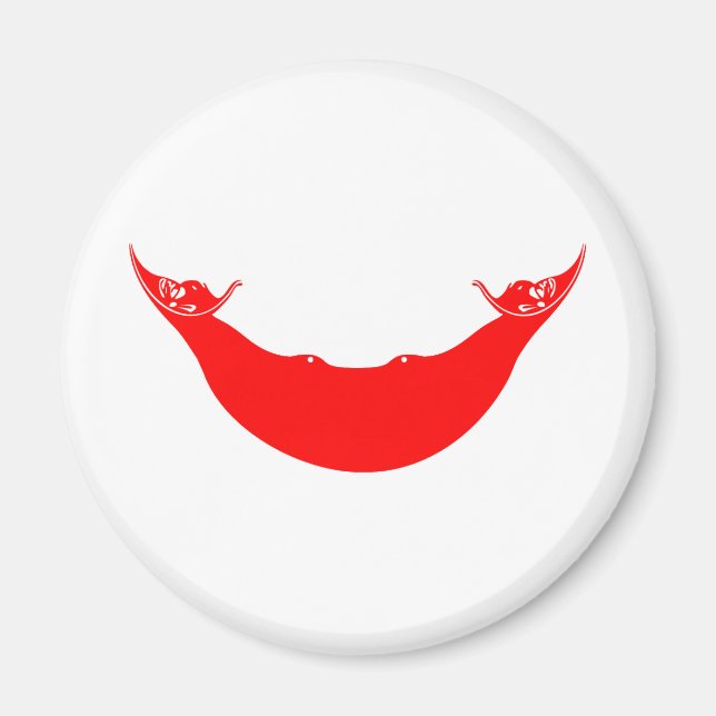 Imán Bandera de Isla de Pascua (Frente)