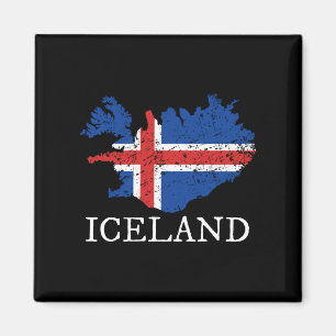 Imán Bandera de Islandia