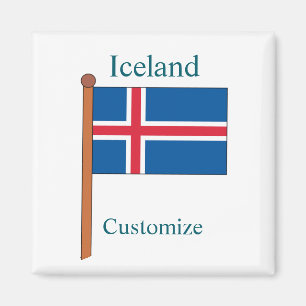 Imán Bandera de Islandia Thunder_Cove