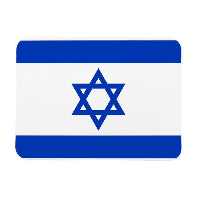 Imán Bandera de Israel (Horizontal)