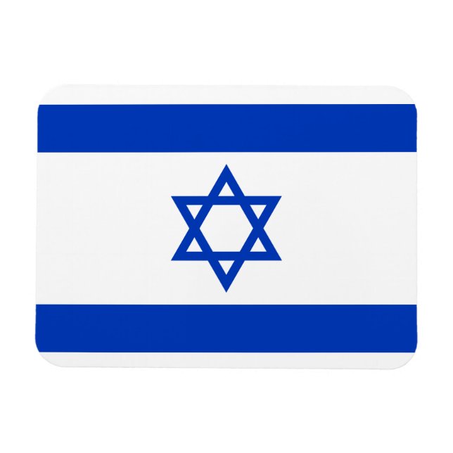 Imán Bandera de Israel (Horizontal)