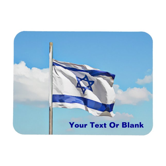 Imán Bandera De Israel (Horizontal)