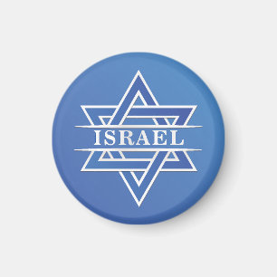 Imán Bandera De Israel Estrella De David