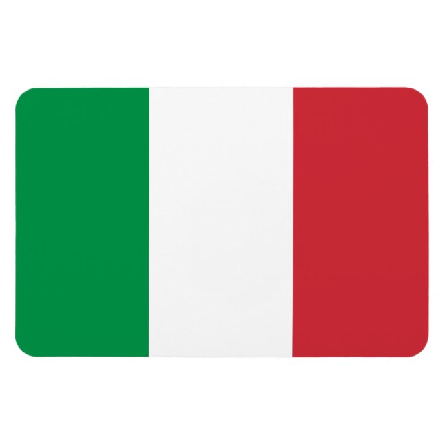 Imán Bandera de Italia (Horizontal)