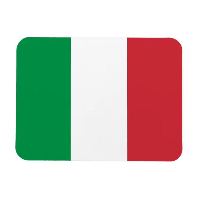 Imán Bandera de Italia (Horizontal)