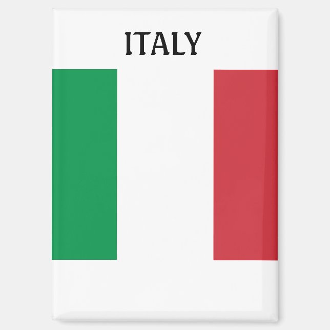 Imán Bandera de Italia (Anverso)