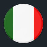 Imán Bandera de Italia<br><div class="desc">Bandera de Italia. Bandera italiana de gran calidad. Tenemos otros productos de regalo de Italia,  camisetas de Italia con huellas frontal y trasera,  tazas de Italia,  tarjetas de Italia y mucho más para Italia</div>