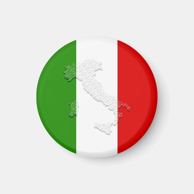 Imán Bandera de Italia (Frente)
