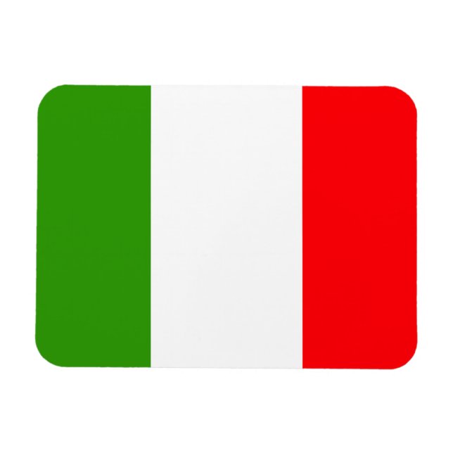 Imán Bandera de Italia (Horizontal)