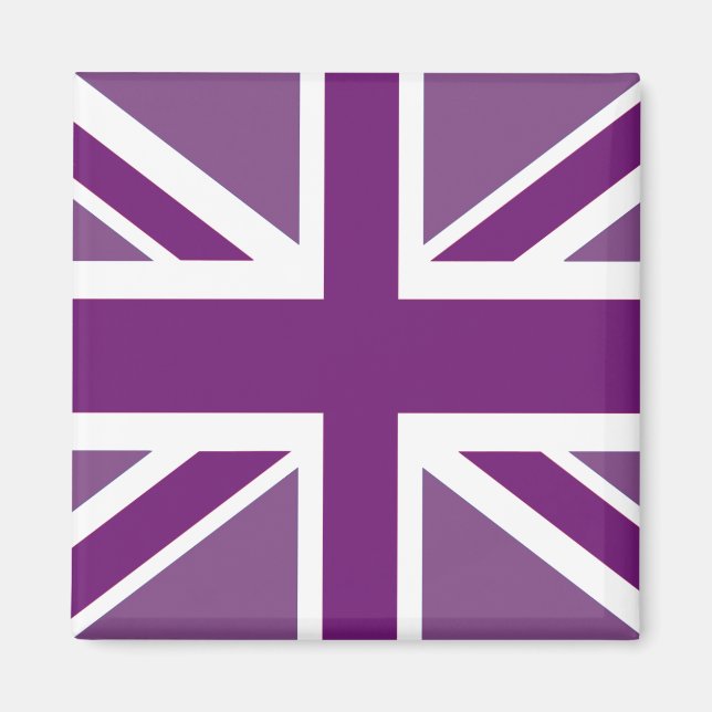 Imán Bandera de Jack de la Unión Británica Patriótica (Frente)