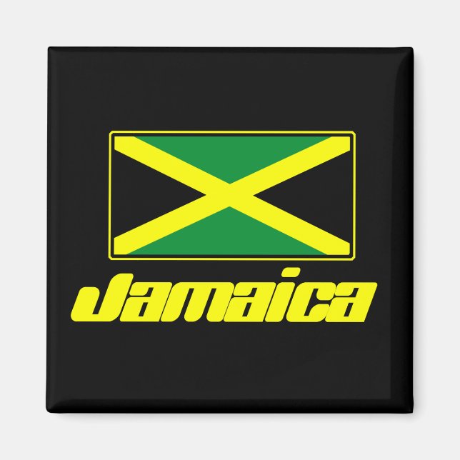 Imán Bandera de Jamaica (Frente)