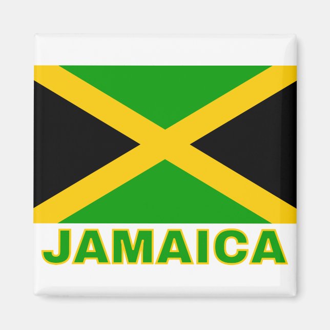 Imán Bandera de Jamaica (Frente)