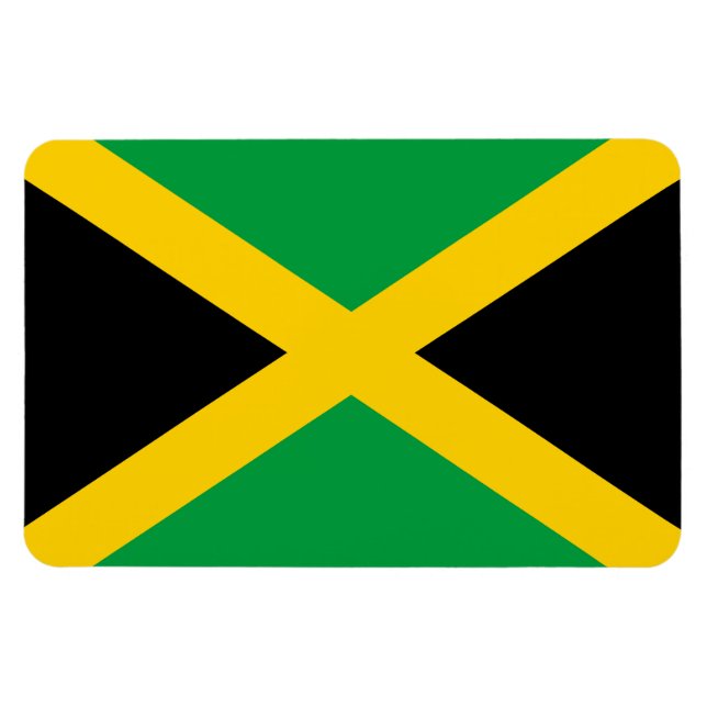 Imán Bandera de Jamaica (Horizontal)