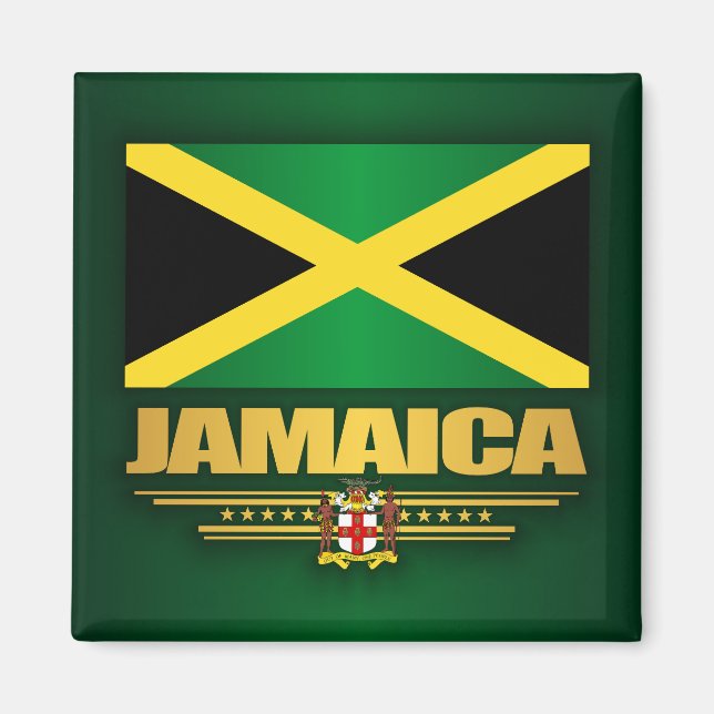 Imán Bandera de Jamaica (Frente)