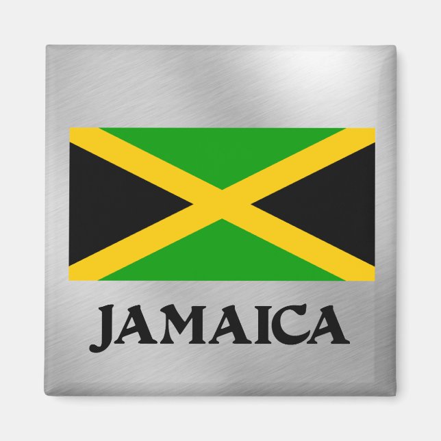 Imán Bandera de Jamaica (Frente)