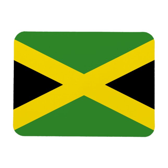 Imán Bandera de Jamaica (Horizontal)