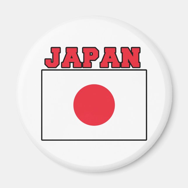 Imán Bandera de Japón (Frente)