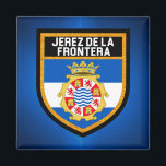 Imán Bandera de Jerez de la Frontera<br><div class="desc">Bandera de Jerez de la Frontera</div>