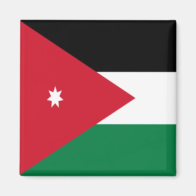Imán Bandera de Jordania (Frente)