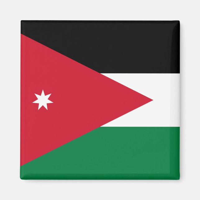 Imán Bandera de Jordania (Frente)