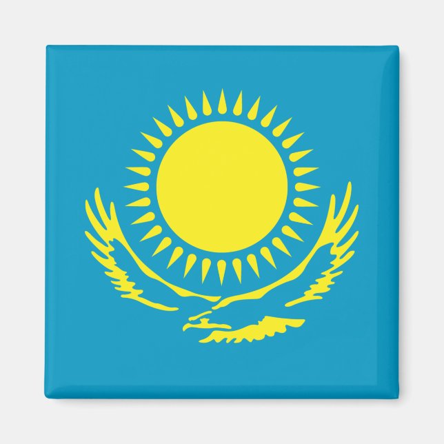 Imán Bandera de Kazajistán (Frente)