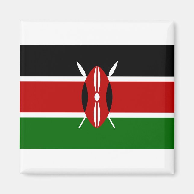 Imán Bandera de Kenia (Frente)