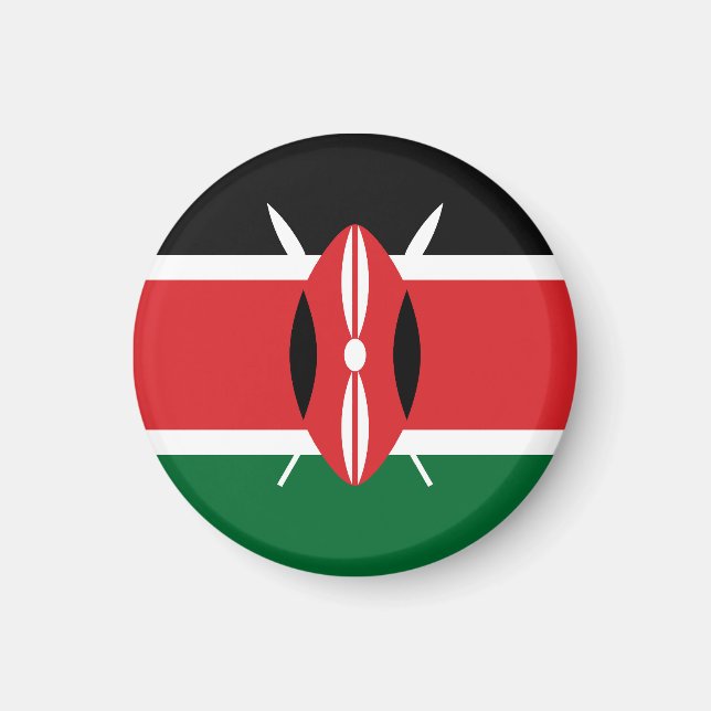 Imán Bandera de Kenia (Frente)