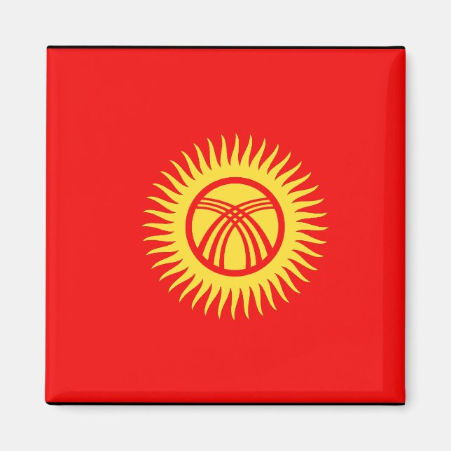 Imán Bandera de Kirguistán (Frente)