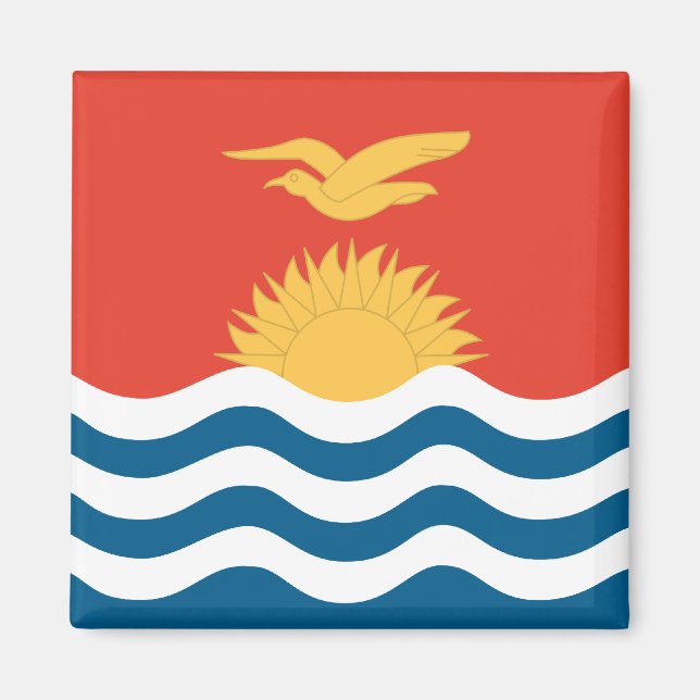 Imán Bandera de Kiribati (Frente)